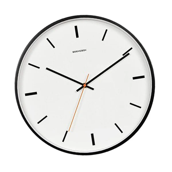 Original Design Max Maxb Simple Silent Non-ticking Round Wall Clock Easy to Read Black 14 Inch Elegant