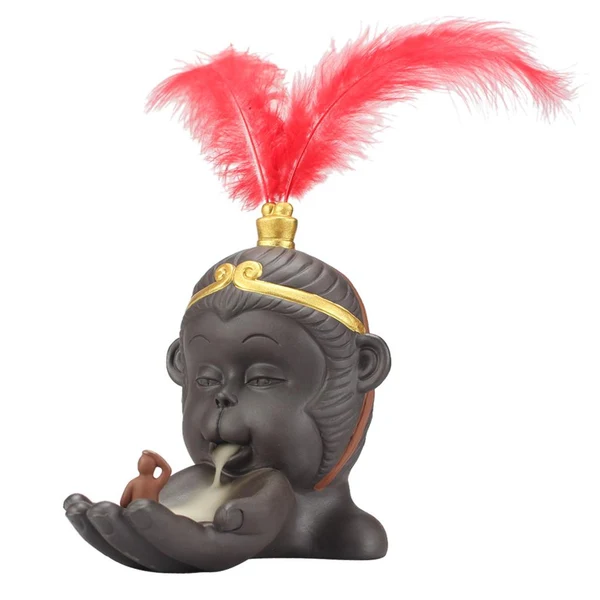 Functional Max Maxb Vintage Buddhist Incense Burner Holder Backflow Cone Incense Burner Red Advanced