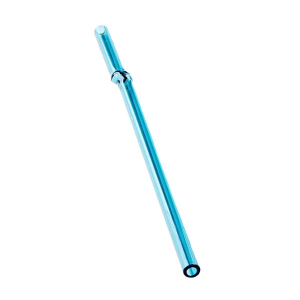 Maxbell Maxbell Glass Straws Colorful Drinking Straws Reusable Straws With Cleaning Brush Sky Blue Reliable