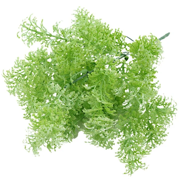 Green Maxbell Maxbell 35cm Artificial Moss Grass Plant Wedding Home Church Party Decor White Lightweight