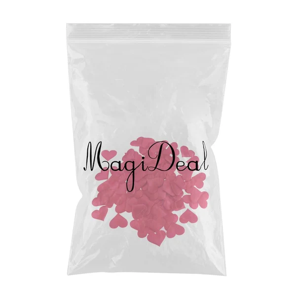 Professional Max Maxb Sponge Heart Petals - Wedding Birthday Confetti Rose Redn 5cm Refined