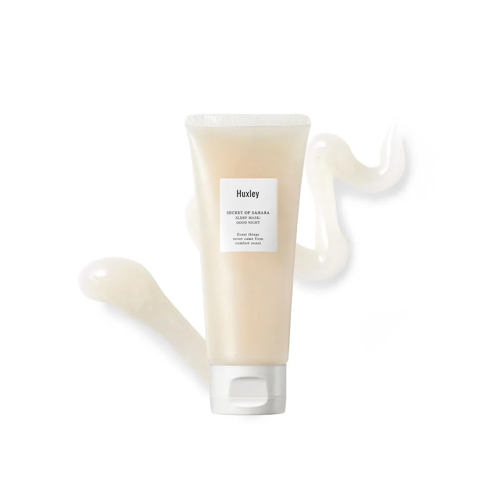 World-Class Huxley Secret of Sahara Sleep Mask Hydrating Overnight Face Mask for Dry and Dull Skin Korean Skincare with Cactus Extract and Cica Barrier First-Class