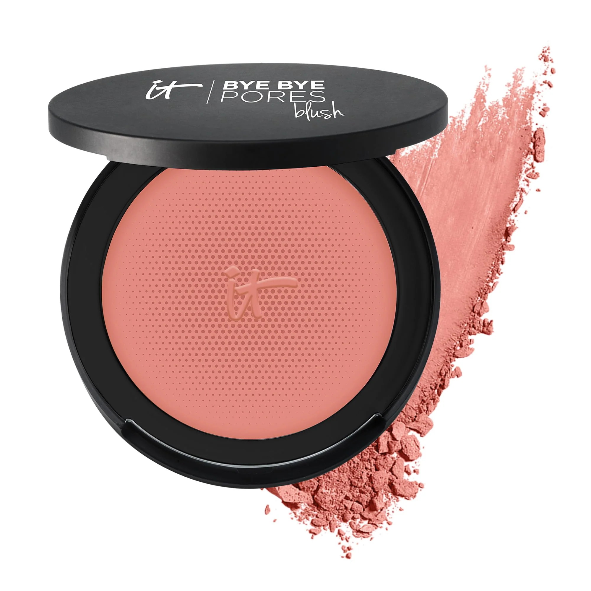 Premium IT Cosmetics Bye Bye Pores Blush Naturally Pretty - Sheer Buildable Color - Diffuses the Look of Pores Imions - With Silk Hydrolyzed Dependable