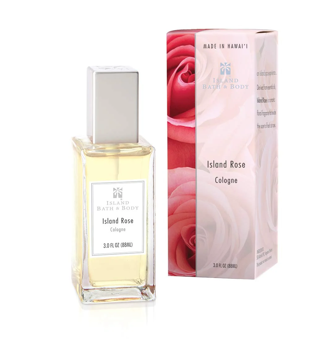 Specialty Island Bath and Body Island Rose Cologne 3.0 Ounce Environmentally Friendly