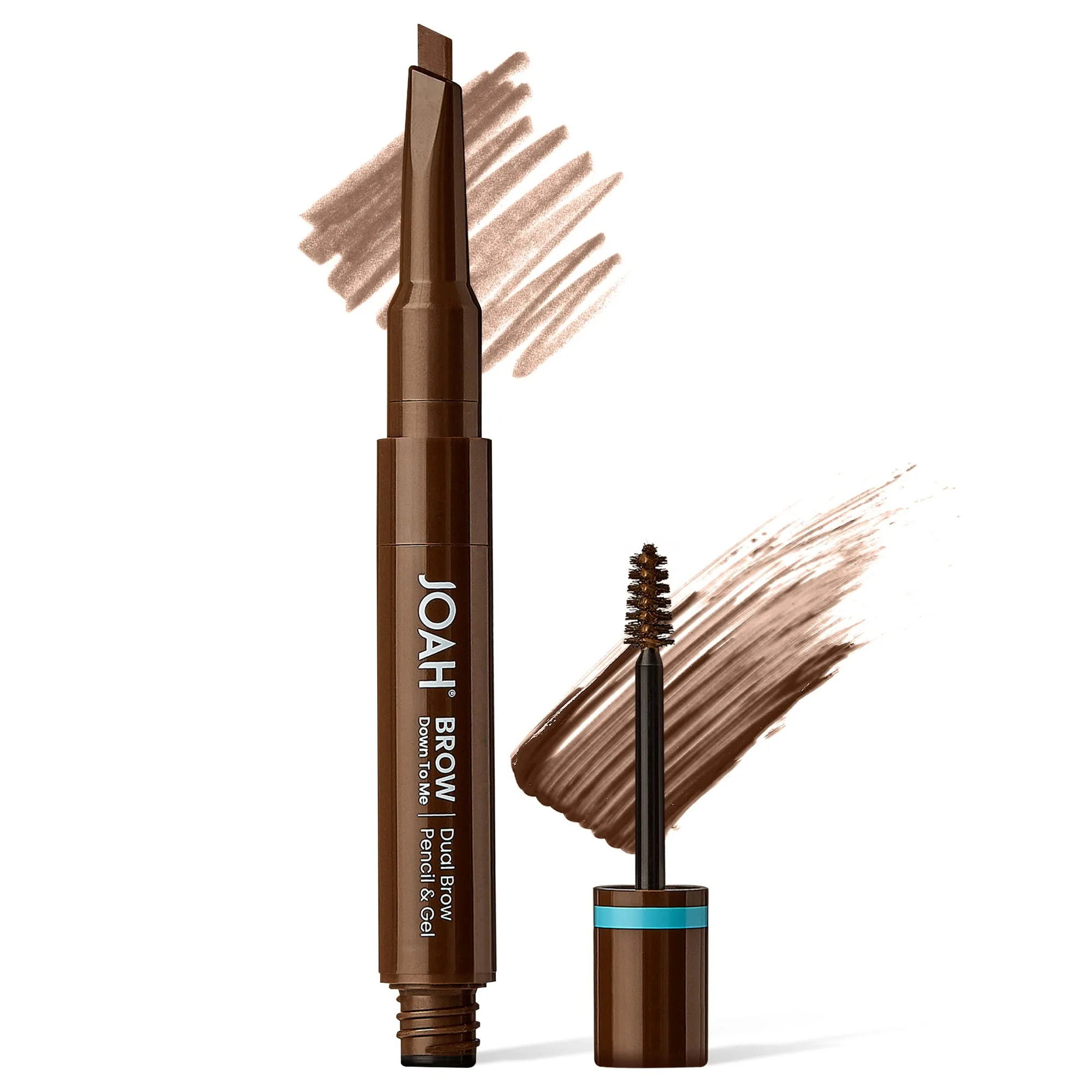 User-Friendly JOAH Brow Down To Me Dual Brow Pencil and Gel Triangular Tip Tinted Gel Long-Lasting Vegan Formula Smudge- Pencil Tip Lightweight Healthy