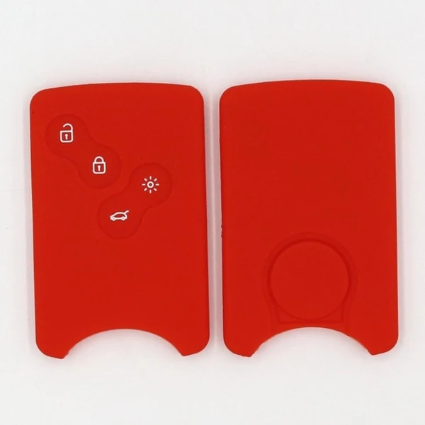 Breathable Max Maxb Car Smart Key Fob 4 Buttons Silicone Protector Cover Case For Renault Red Lightweight