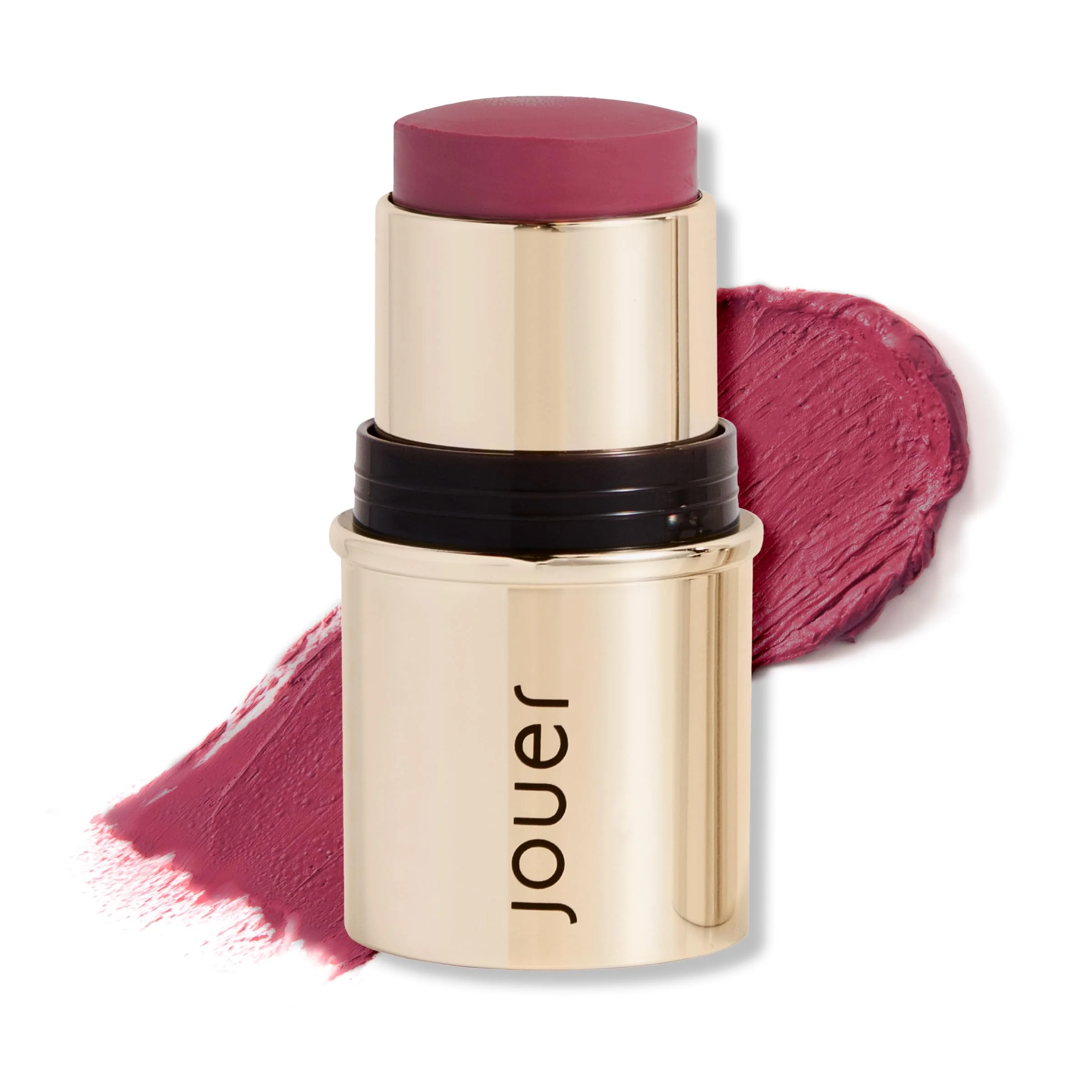 Eco-Friendly Jouer Blush Bloom Cheek Lipstick Be Loud - Hydrating Cream Blush Stick for Cheek and Lip Tint - Moisturizing Rose Hip and Squalane Oil Formula Reusable