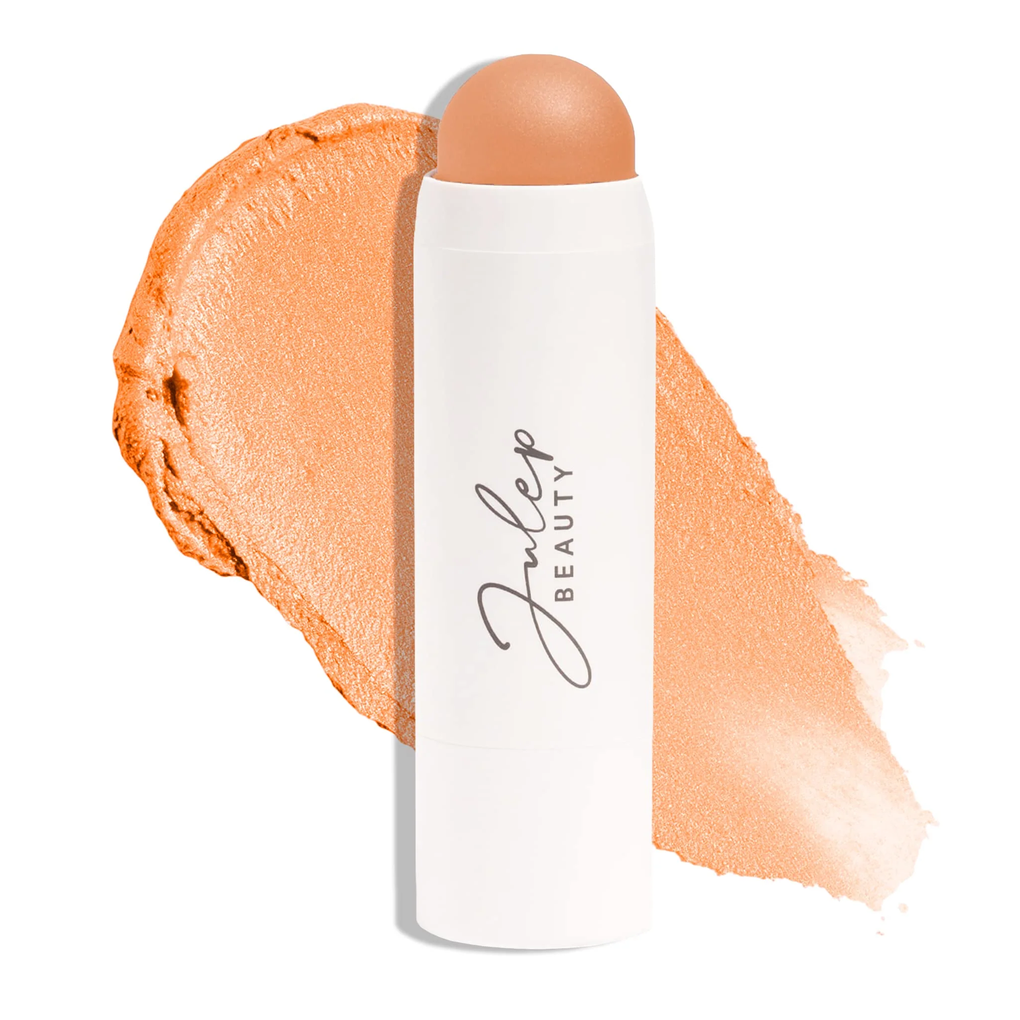 Solid Julep Skip The Brush Cream to Powder Blush Stick - Sweet Peach - Blendable and Buildable Color - 2-in-1 Blush and Lip Makeup Stick Elegant
