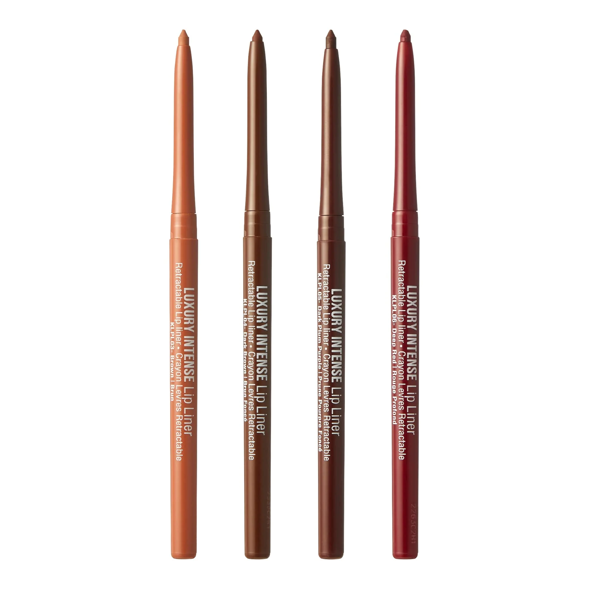 Unique KISS NEW YORK Professional Lip Liner Long-Lasting Luxury Intense Lipliner Creamy Retractable Easy to Use Richly Pigmented Lip Liner Pencil 3 PCS 4 Traditional