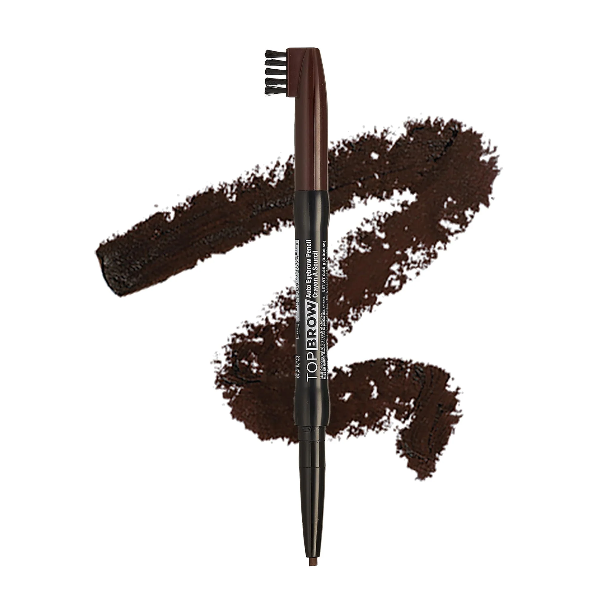 Kiss New York Professional Long-Lasting Eyebrow Retractable Eyebrow Pencil Rich Pigmentation Coconut Oil Infused Built-in Brush Brow Sapes Innovative