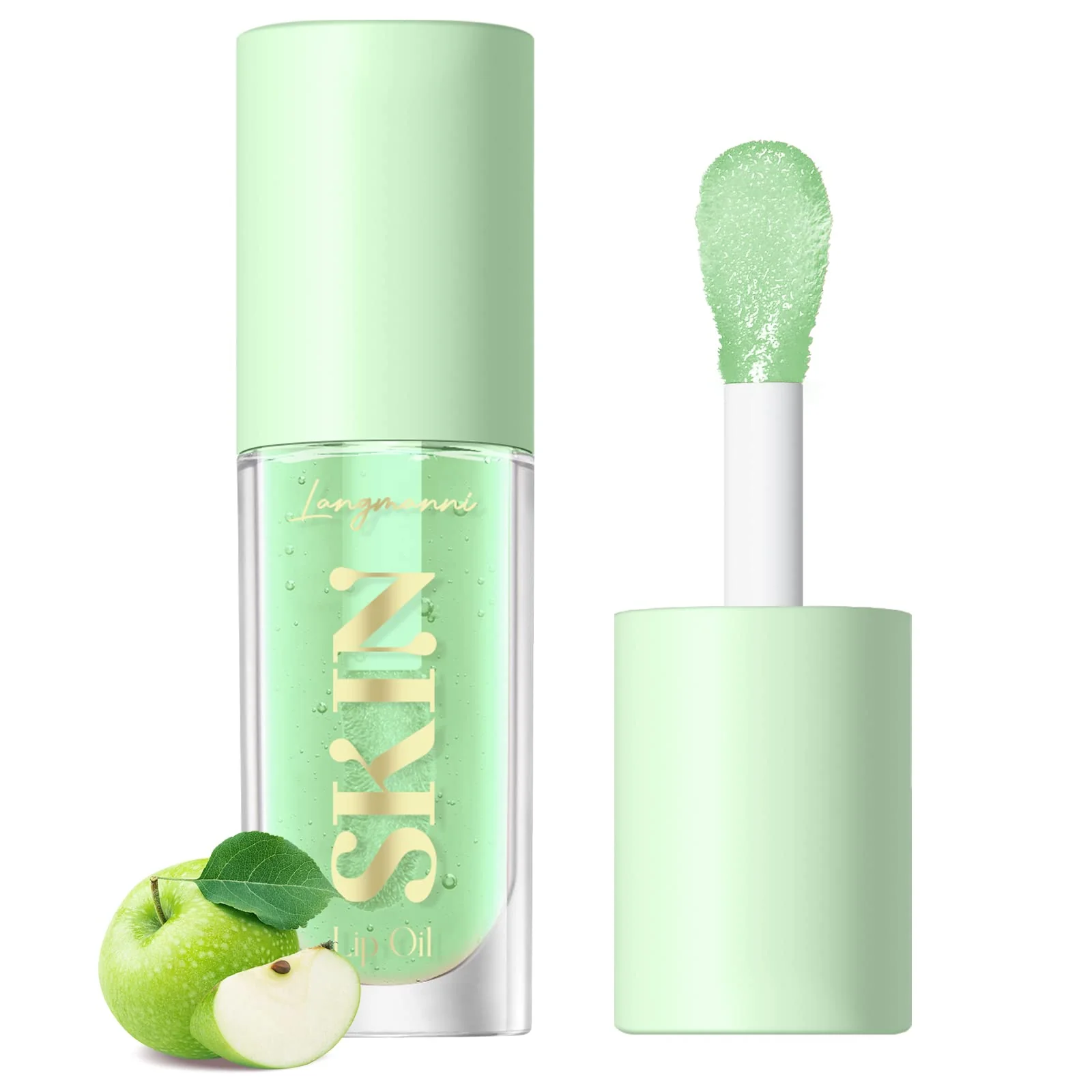 First-Class LANGMANNI Moisturizing Lip Oil No-Sticky Lip Gloss Lip Balm Lip Care Fruit Flavoured Lip Oil For Dry Lip's Moisturizing Hydrating And Nourishing Easy-to-Use