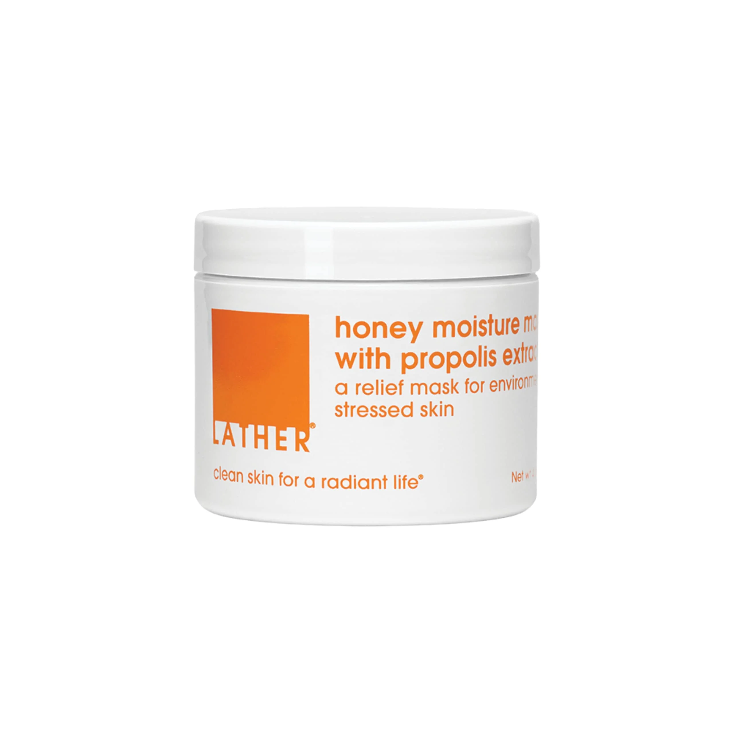 Pure LATHER Honey Moisture Mask With Propolis Extract - Hydrating Face Mask for Dull Skin - Visibly Renew Moisturize Boost Hydration for Combination Refined