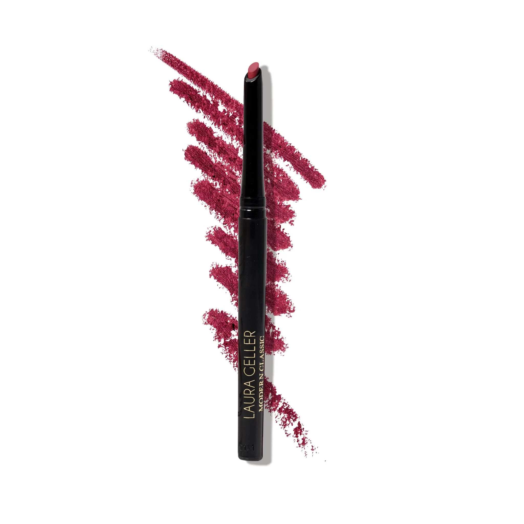 Minimalist LAURA GELLER NEW YORK Modern Classic Lip Liner Luxurious Creamy Long Lasting Lip Liner Prevents Feathering and Fading Beautiful Berry Original Design
