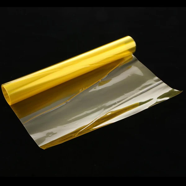 Stylish Max Maxb Fog Light Protector Sticker Headlights Vinyl Film Glossy Yellow Innovative