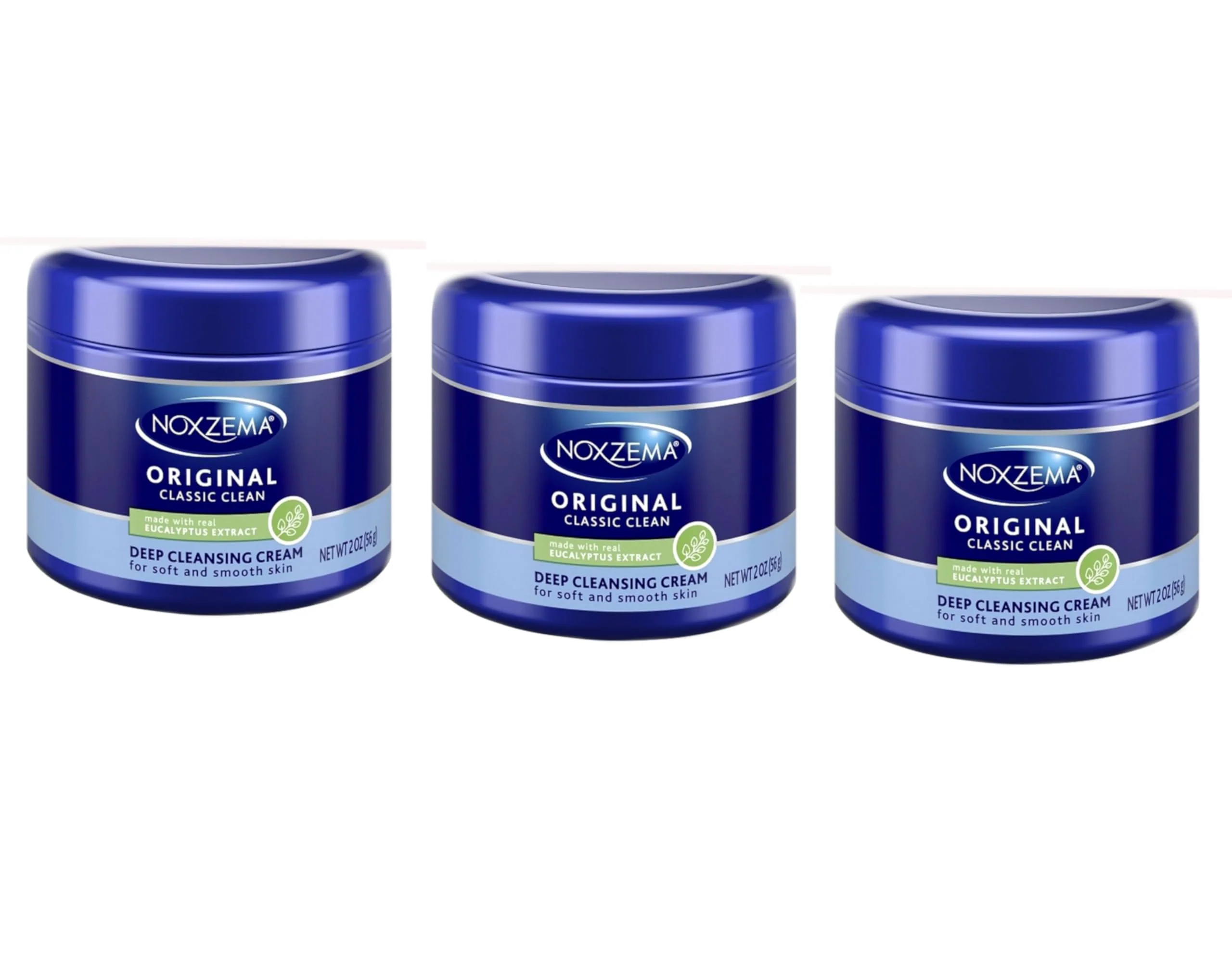 Premium Material Noxzema The Deep Cleansing Cream Travel Size 2 Oz Pack of 3 Excellent