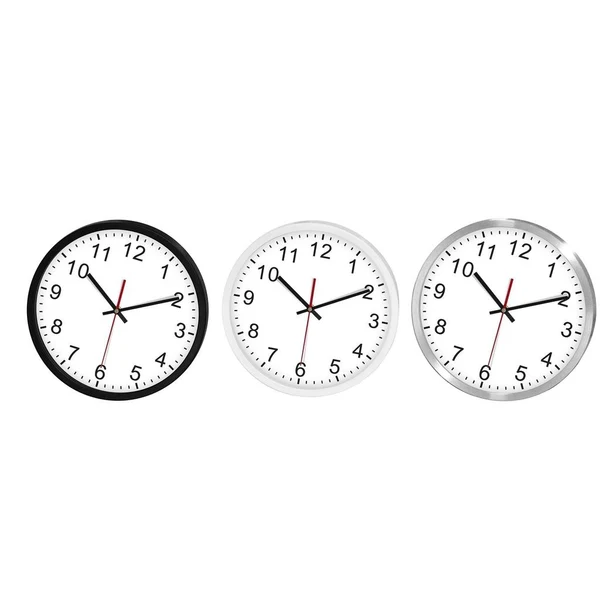 Safe Wall Clock Silent Non Ticking 12 Inch Battery Operated Round Clocks White Genuine
