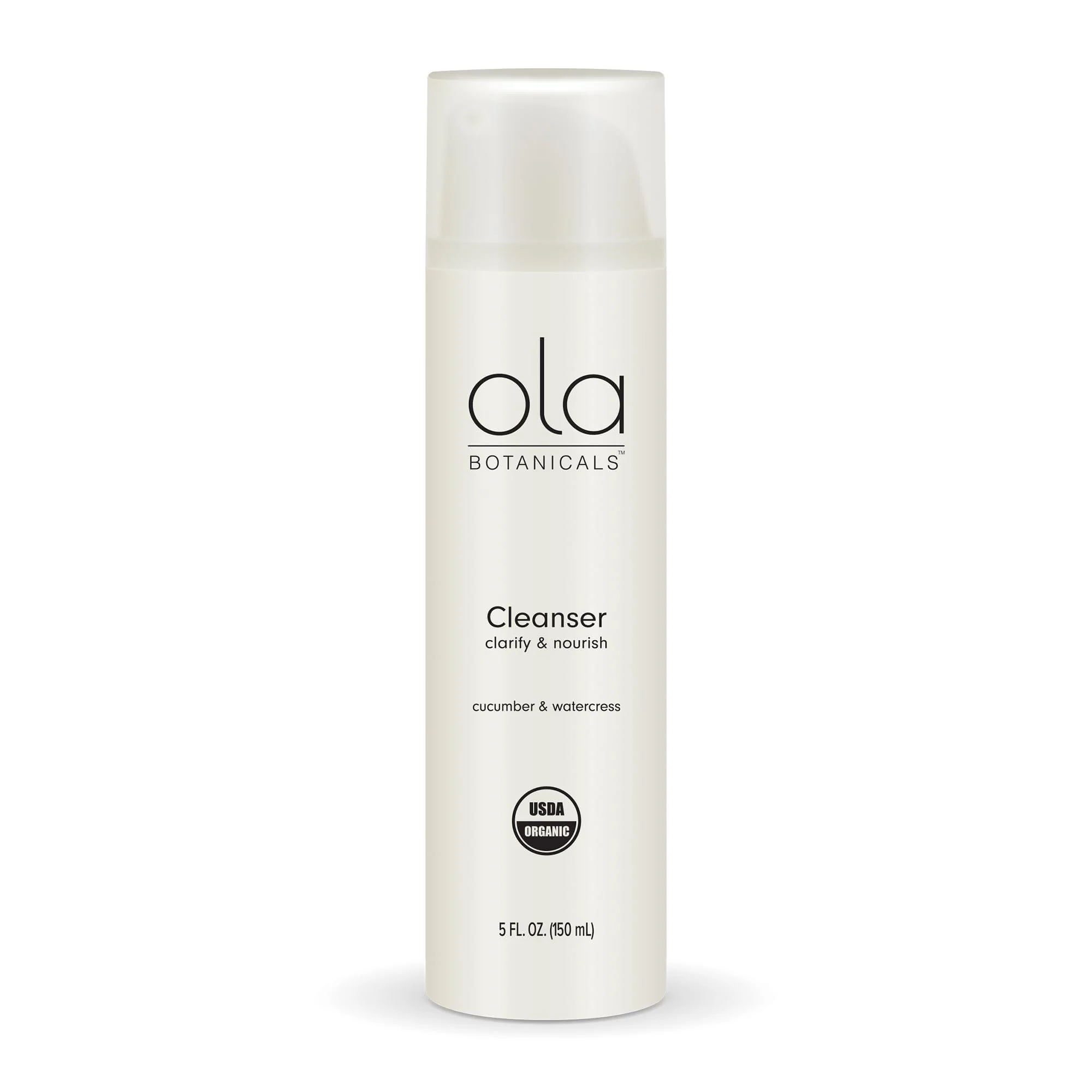Sophisticated Ola Botanicals Organic Cleanser 5 Fl. Oz. 1 Bottle Clarify Nourish Skin USDA Organic Gluten Soy Dr. Mercola Selected