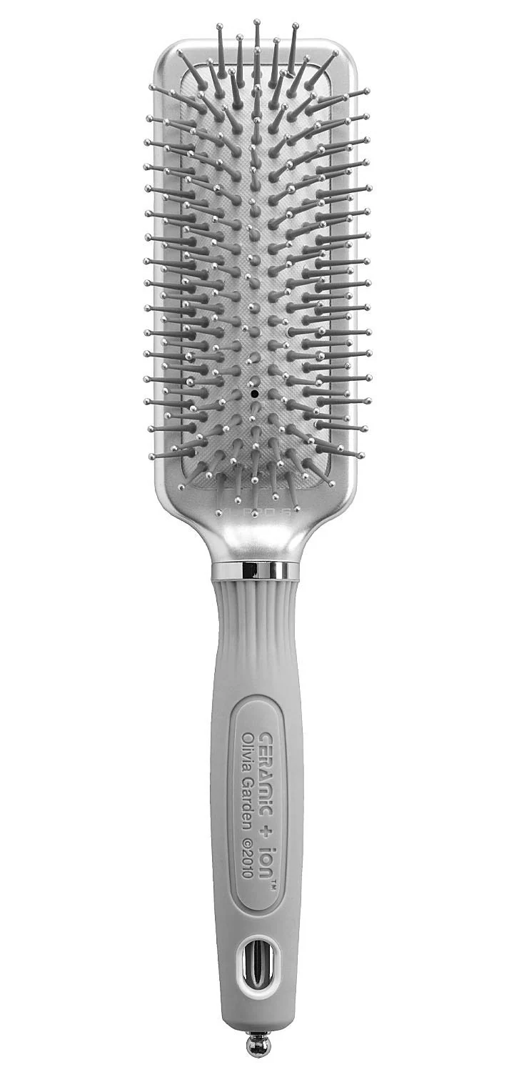 Lightweight Olivia Garden Ceramic Ion XL Pro Paddle Hair Brush Small CIXL-PROS Enhanced