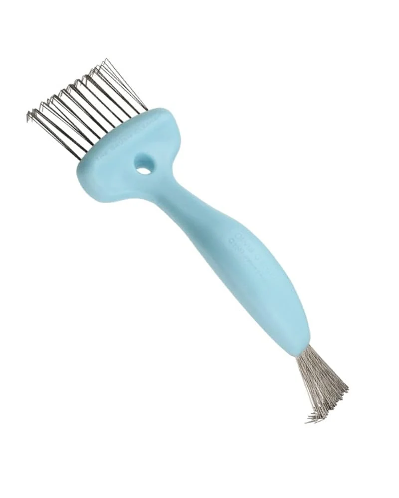 Practical Olivia Garden The Brush Cleaner - Hair Brush Cleaner Tool for all Brush Sizes and Models - Removes Build-Up - 2 Tools in 1 - Beauty Care Accessories Premium