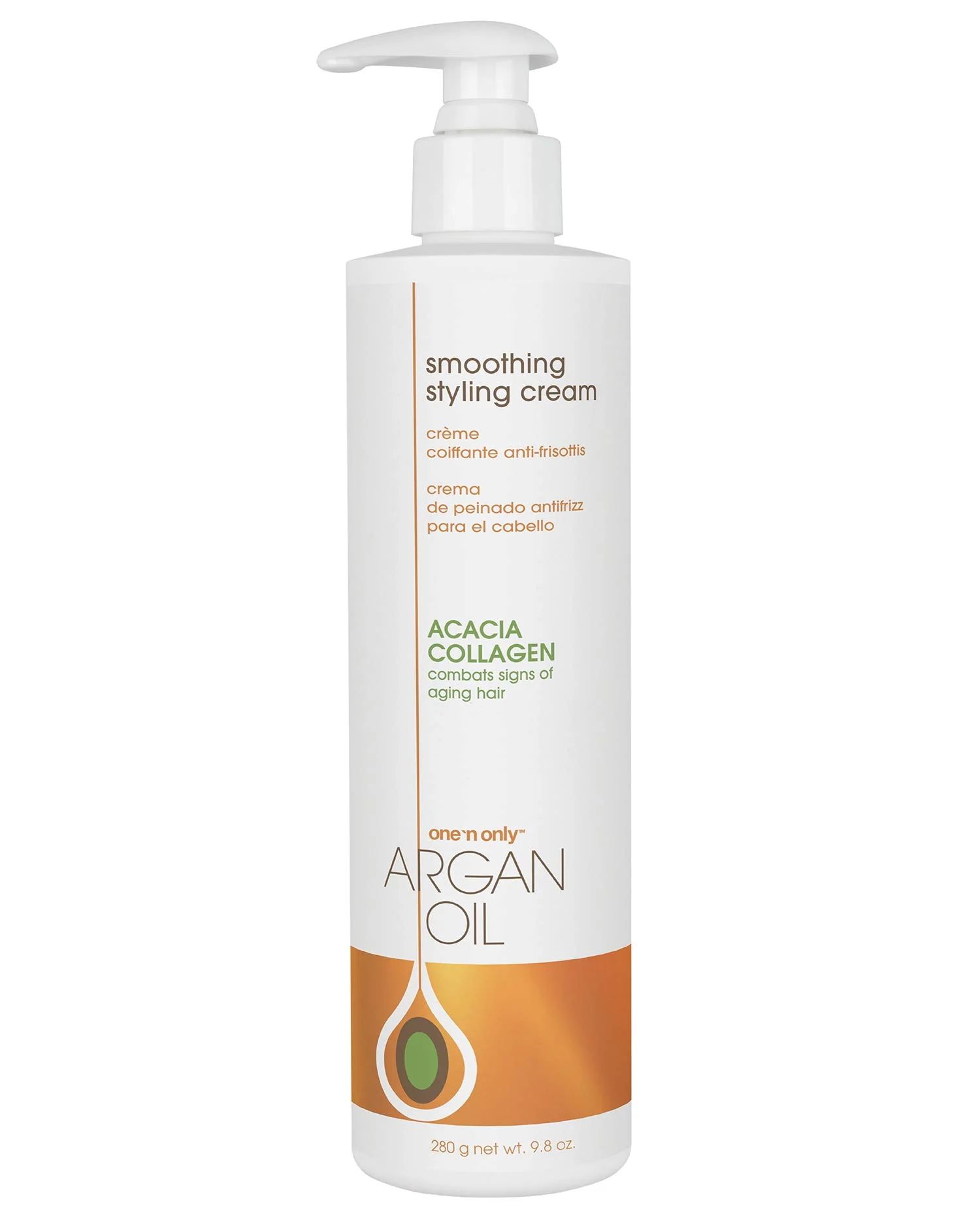 Artisan One 'n Only Argan Oil Smoothing Styling Cream Helps Protect Hair Color Eliminates Frizz Hydrates Adds Shine Definition and Texture for a Fine Crafted