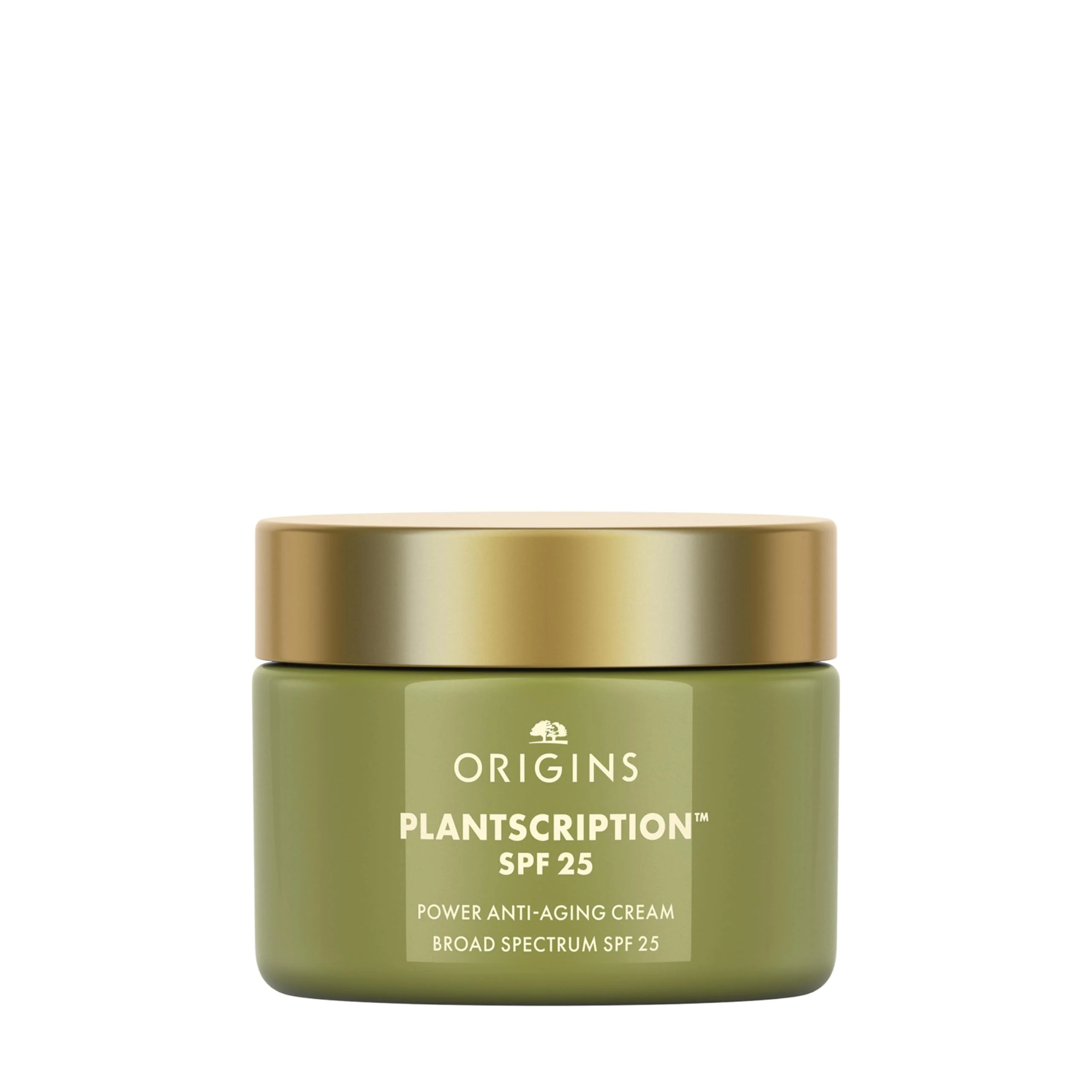 Crafted Origins Plantscription SPF 25 Power Anti-Aging Face Cream Moisturizer with SPF to Visibly Reduce Fine Lines With Peptides Hyaluronic Acid 1.7 Excellent