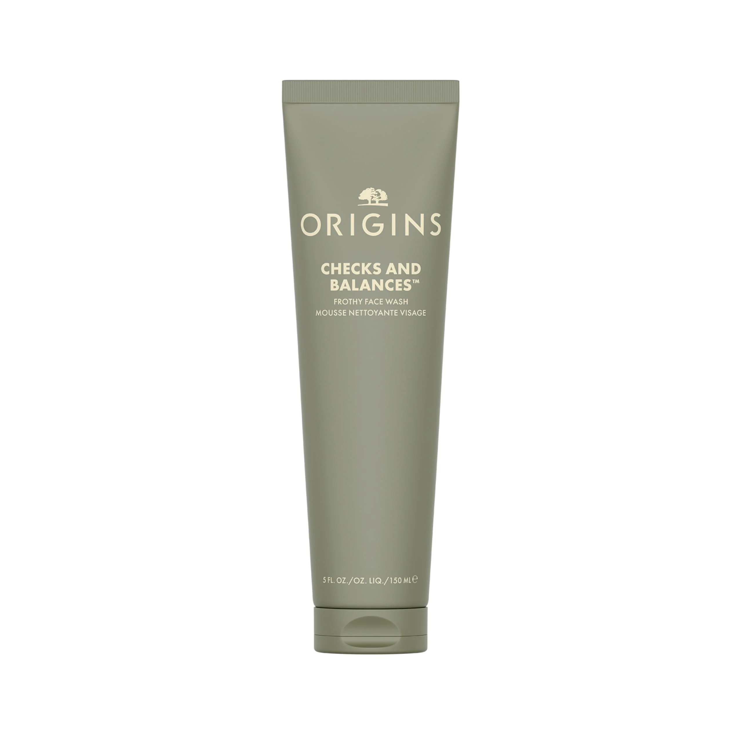 Fine Origins Checks and Balances Frothy Face Wash Gentle Face Cleanser for All Skin Types With Mint 5 Fl Oz Artisan