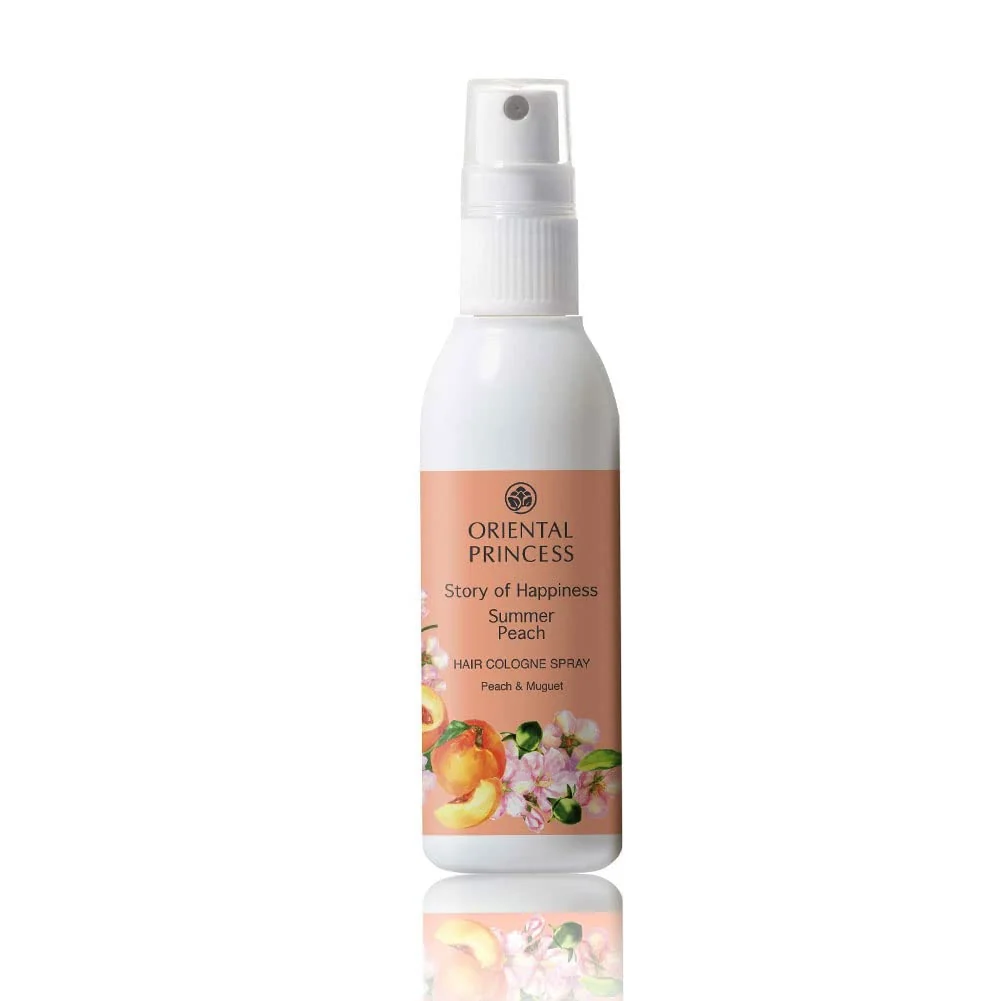 Recyclable Oriental Princess Story of Happiness Summer Peach Hair Cologne Spray 100 ML. Outstanding