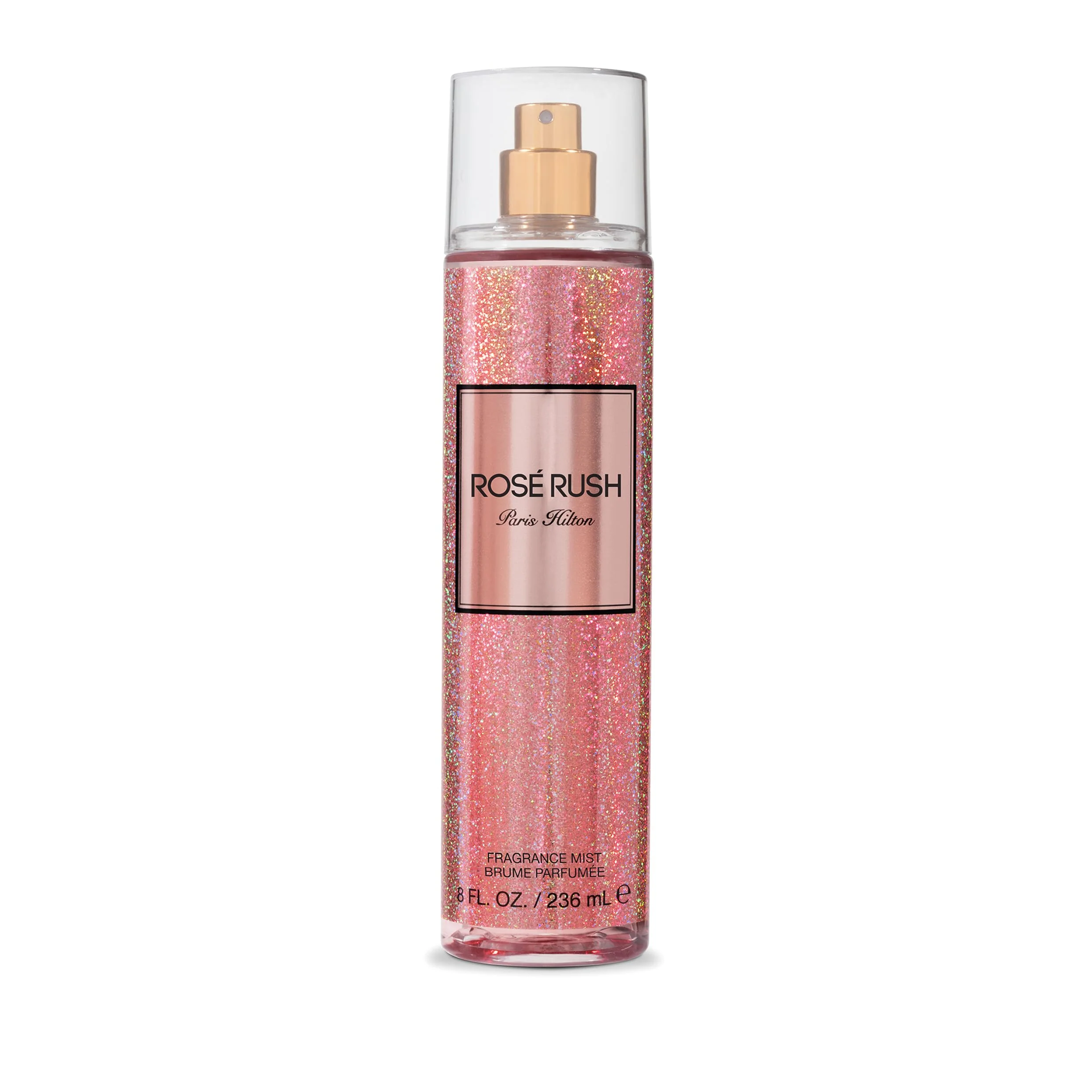 Enhanced Paris Hilton Rose Rush Body Spray for Women Floral and Fruity Fragrance Notes of Rose Petals Papaya and Amber Feminine Flirty and Long-Lasting Functional