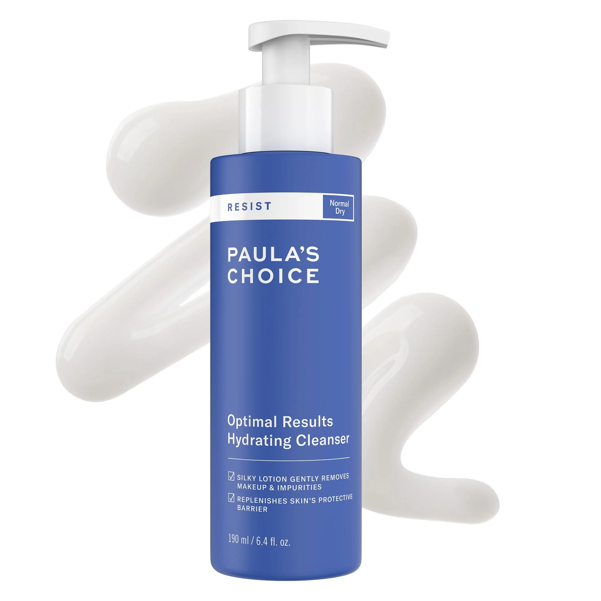 Solid Paula's Choice RESIST Optimal Results Hydrating Cleanser Green Tea Chamomile Anti-Aging Face Wash Dry Skin 6.4 Ounce Exclusive