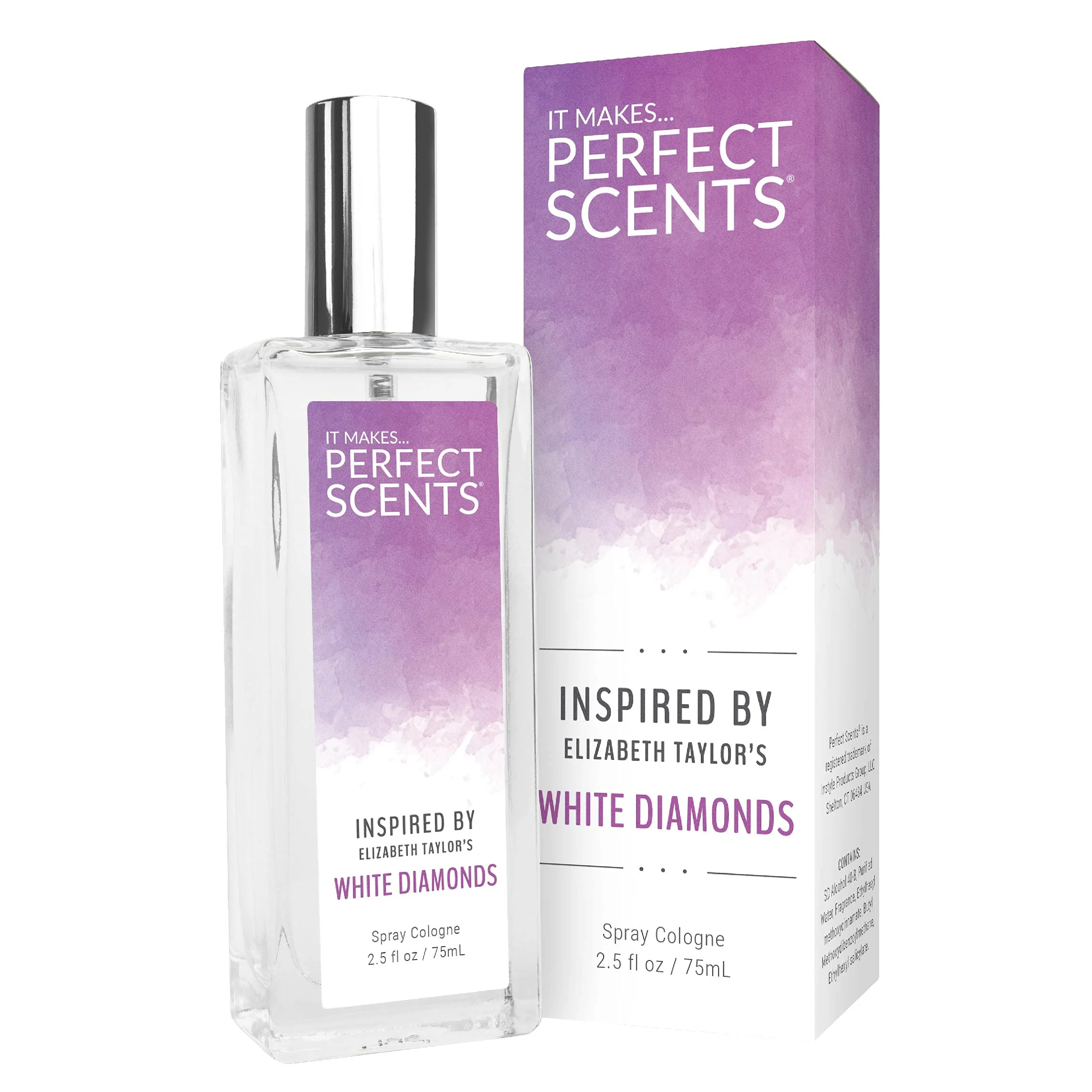 Superior Scents Fragrances Inspired by Elizabeth Taylor's White Diamonds Women s Eau de Toilette Paraben Tested on Animals 2.5 Fluid Ounces Safe