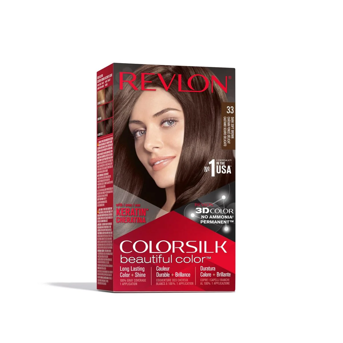 Easy-to-Use Permanent Hair Color by Revlon Permanent Hair Dye Colorsilk Refined