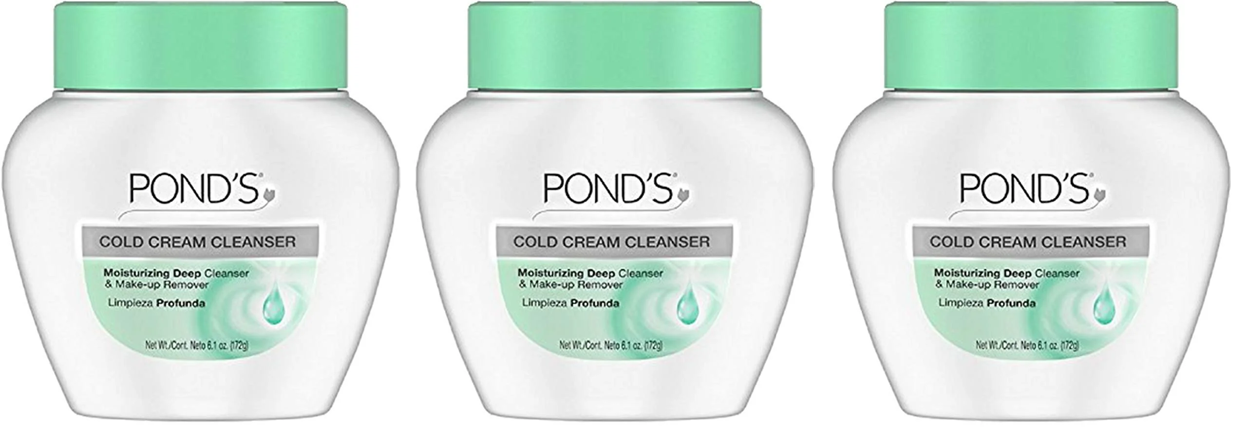 Verified Pond's Cold Cream Cleanser 6.1 oz Pack of 3 Consistent