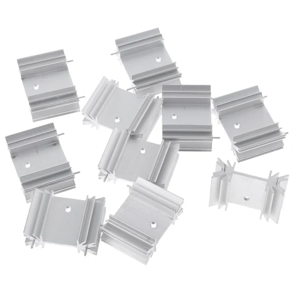 Soft Max Maxb 10 Pieces Aluminium Heat Sink Kit for IC Circuit Board Motherboard Triode Trusted