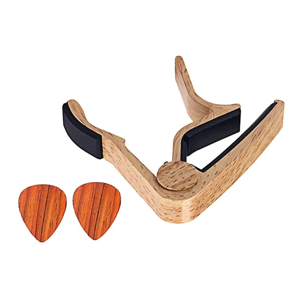 Unique Max Maxb 1 Set Guitar Capo with 2pcs Finger Picks Fast