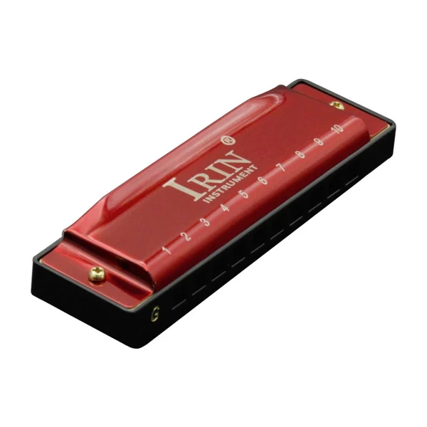 Enhanced Max Maxb IRIN 10 Holes 20 Tone G Key Tremolo Harmonica Mouth Organ Wind Instrument Smart