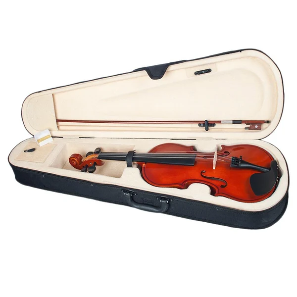 Flexible Max Maxb 3 4 Scale Soild Wood Basswood Violin Fiddle with Storage Case for Beignners Eco-Friendly