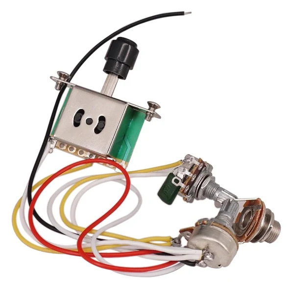 Modern Max Maxb Complete Circuit Wiring Kit 500K 3-Way Toggle Switch for TL Electric Guitar Convenient