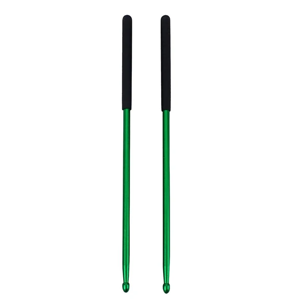 Proven Max Maxb 1 Pair 5A Metal Drum Stick for Jazz Drum and Dumb Drum Pad Practicing Green Fine