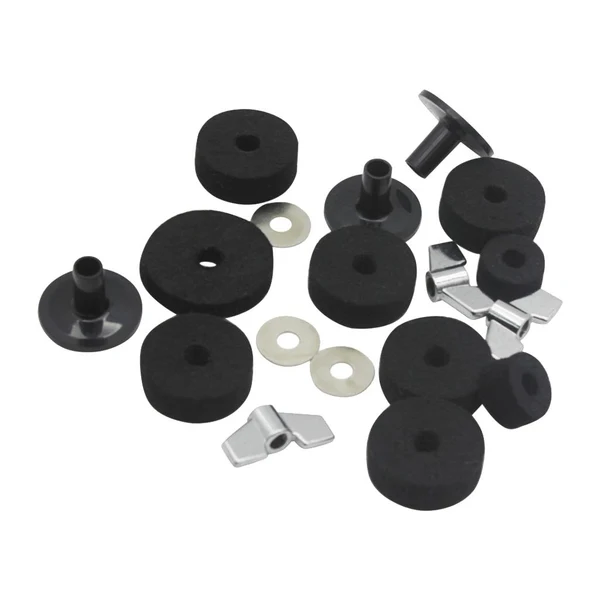 Next-Generation Max Maxb 18Pcs set Bass Drum Knob Screws Spacer Mat Percussion Accessories Parts Convenient