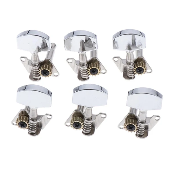Convenient Max Maxb Tuning Pegs Tuners Machine Heads for Acoustic Folk Guitar 6Pcs Reliable