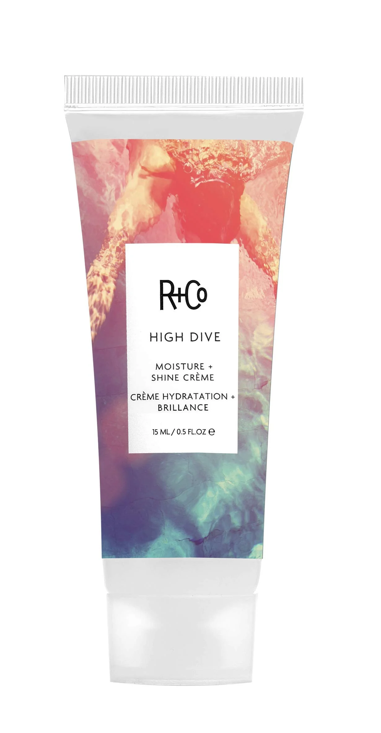 Stylish R Co High Dive Moisture Shine Crème Deluxe Deep Hydration Softens Eliminates Frizz Vegan Cruelty- 0.5 Fl Oz Comfortable