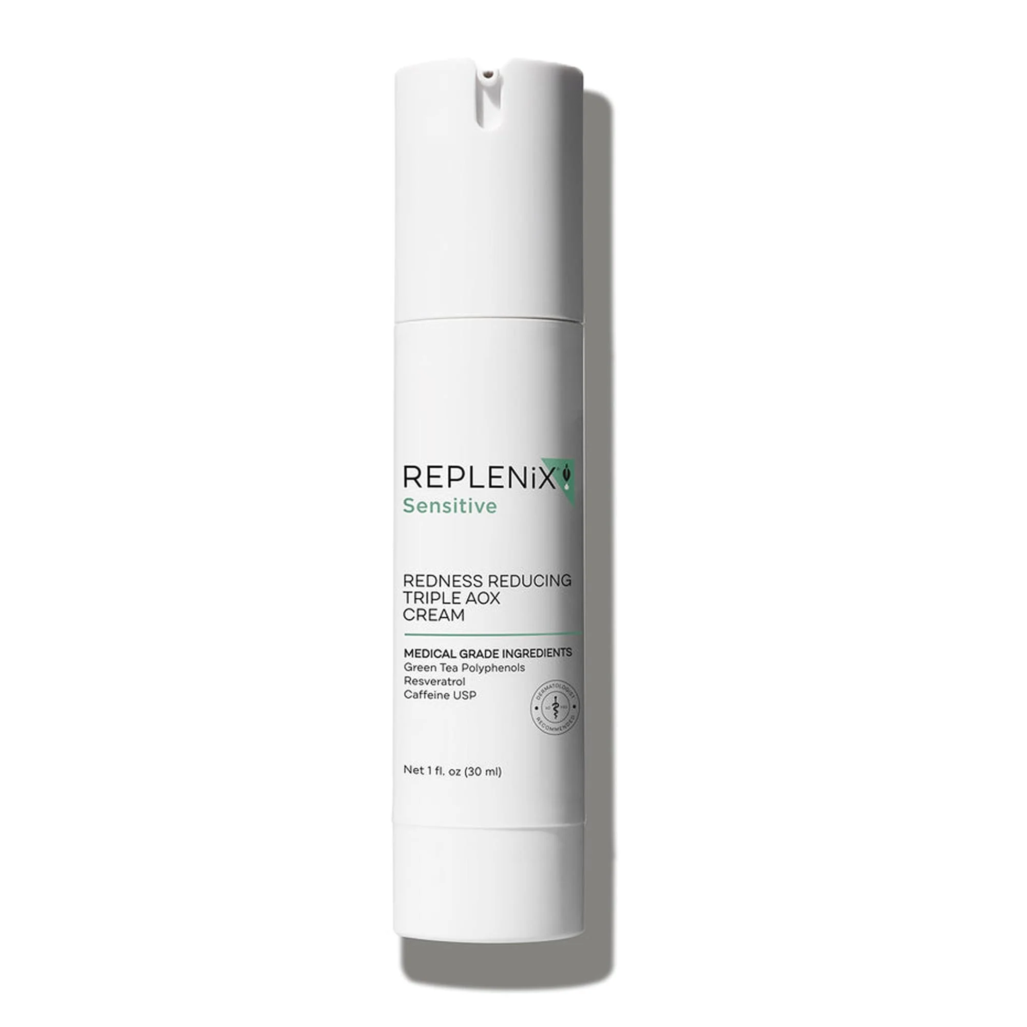 Professional Replenix Redness Reducing Triple AOX Cream Hydrating Medical-Grade Antioxidant Facial Treatment with Soothing Green Tea for Sensitive Skin 1 fl. oz Top-Quality