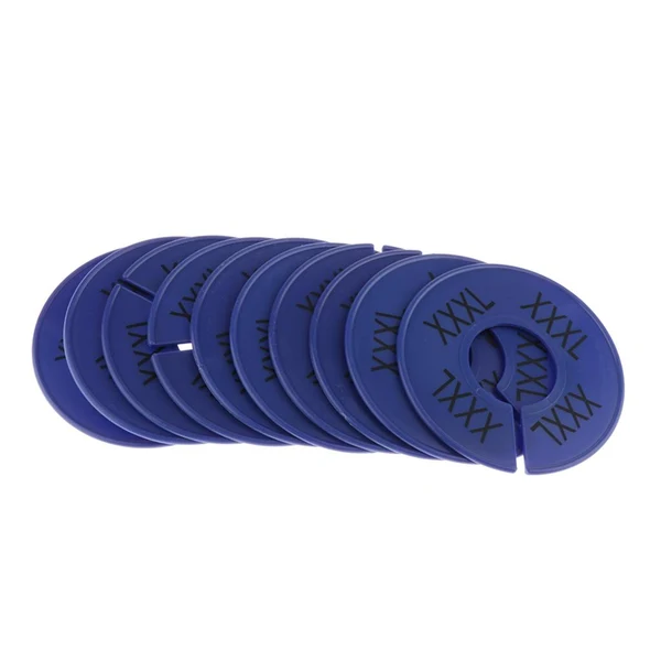 User-Friendly Max Maxb 10x Clothing Rack Size Divider Wardrobe Round Hanger Dividers Dark Blue XXXL Contemporary