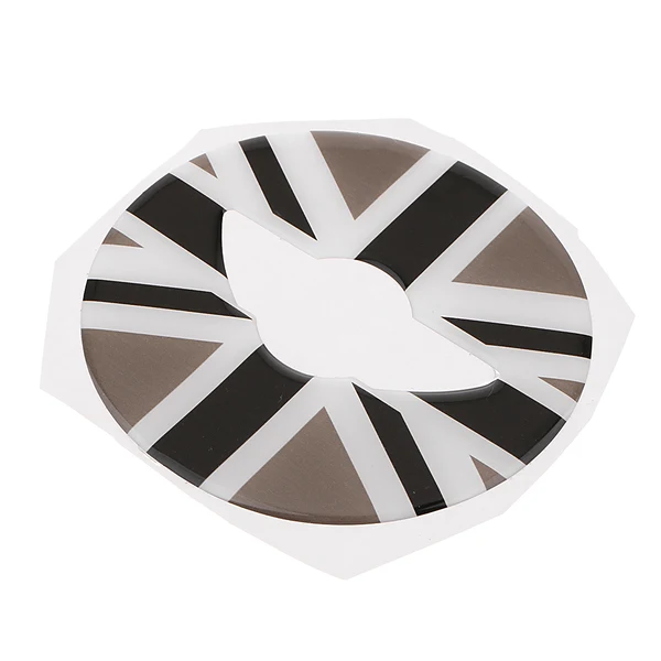 Artisan Max Maxb 3D Steering Wheel Sticker Cover For Mini Copper F54 F55 F56 Grey and White Effective