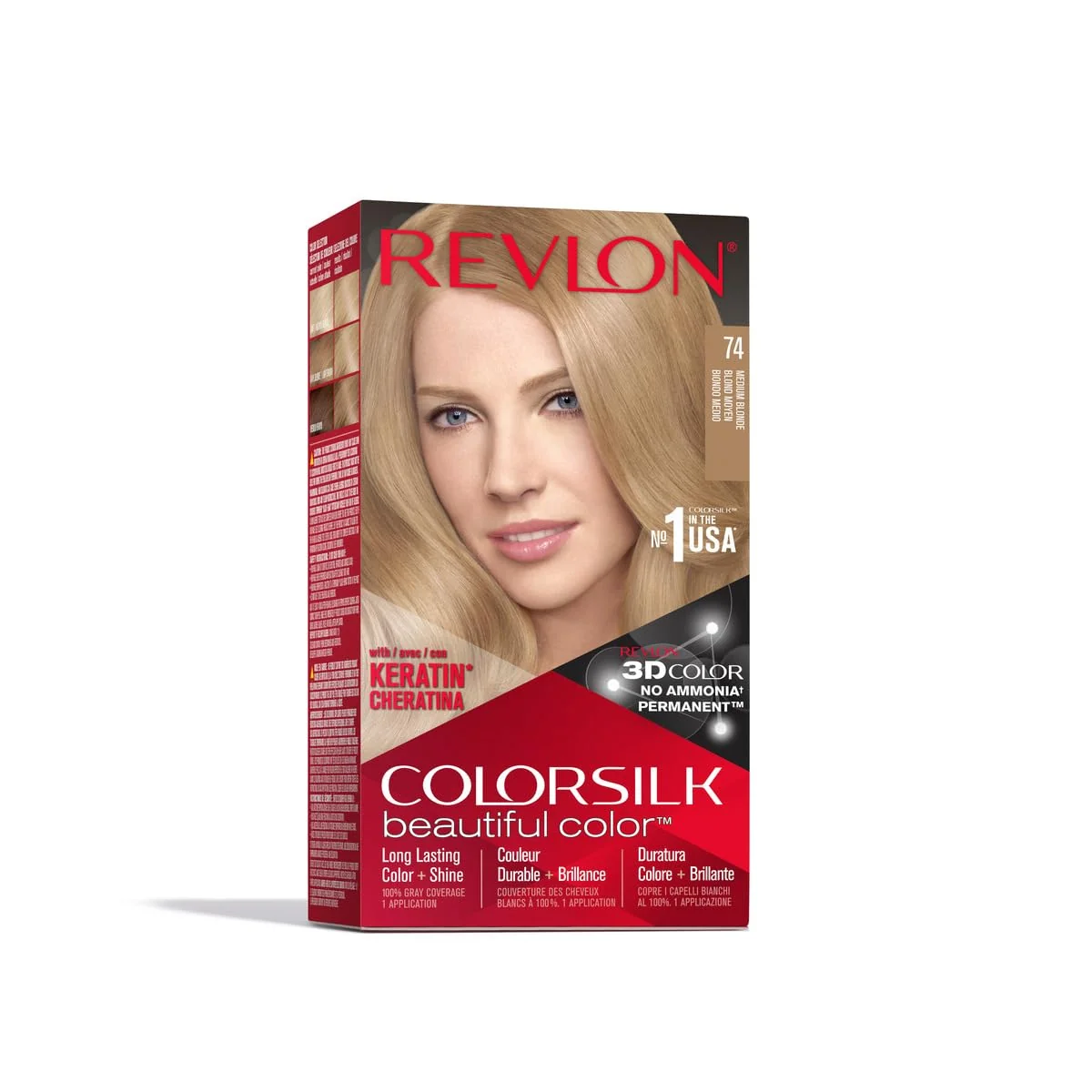 Practical REVLON ColorSilk Haircolor Medium Blonde Detailed