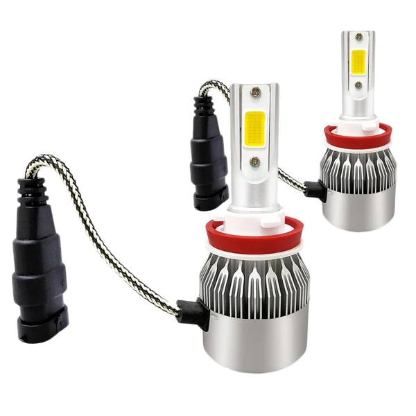 Dependable Max Maxb Auto Car COB LED Fog Headlight Bulbs Conversion Kit Hi Lo Beam Lamps H11 Exceptional