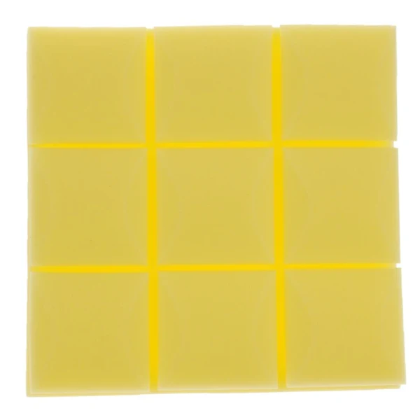 Pure Max Maxb 6pcs Acoustic Wedge Foam Sound Absorption Panels for Audio Equipment Yellow Organic
