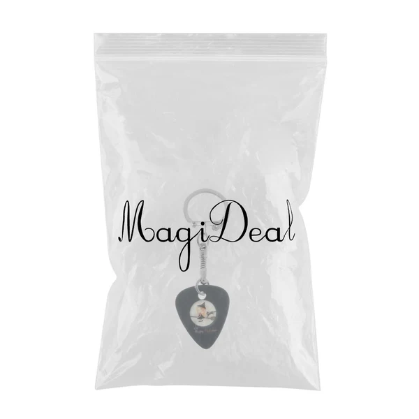 Outstanding Max Maxb Guitar Bass Plectrum Luminous Keychain Key Fob Picks Girl Organic