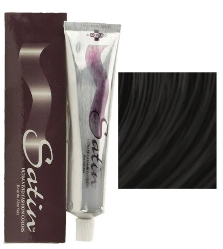 Responsible Satin Hair Color - ultra vivid fashion colors - 1N - Black Luxury