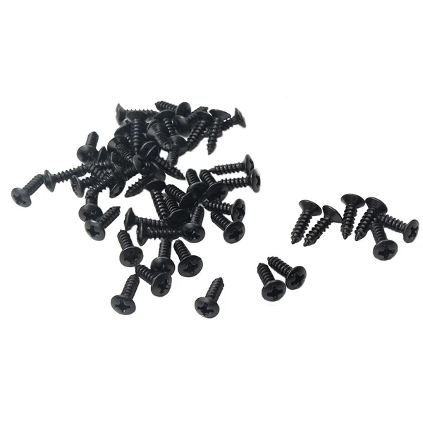 Next-Generation Max Maxb 100pcs Bass Guitar Pickguard Screws For Electric Guitar Bass 3x12mm Black Contemporary